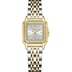 ⚡Ladies Watches for Women Square Luxury Stainless Steel Wrist Watch Waterproof